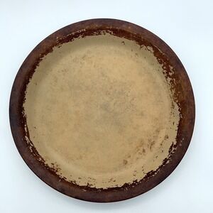 Pampered Chef 10" Round Pie Plate - Stoneware Seasoned